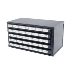 Tap Dispenser Cabinet 5-Drawer Steel Organizer for #2-56 to #12-28 Taps 60 Compartments Stackable Design