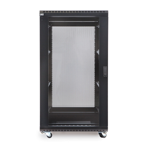 36" 22U Linier Server Glass/Vented Doors Cabinet 3100-3-001-22