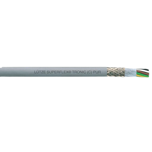Superflex Wire Rope 22 Awg 4 Conductor Shielded Lutze Superflex Tronic Pur 300V Cables 117