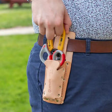 Leather 2 Pocket Tool Pouch H-45 (Pack of 3)