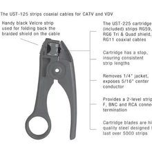 RG7 and RG11 Cables for COAX Stripping Tool UST-135 (Pack of 20)