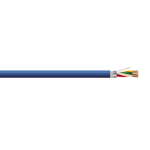 10x0.22+2x0.75 mm² Gaalnet Bare Copper Shield Al PET Tape TC PVC 400V Security Alarm Cable Blue