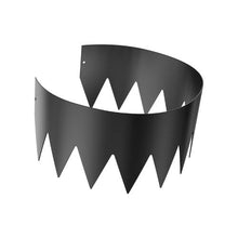 40 x 6 Inch Black Rust-Resistant Garden Edging Border Steel Landscape Edging ZY-40X6-6Black (Pack of 6)