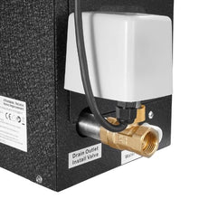 4KW Home Steam Shower Generator with Controller Auto Drain (Black)