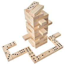 60-Block Giant Tumbling Timber Toy, Wooden Stacking Game with Carry Bag & Scoreboard, Indoor/Outdoor Fun