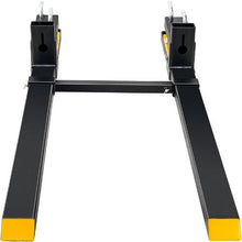 60 Inch Heavy Duty Pallet Forks with Adjustable Stabilizer bar Tractor Bucket Forks for Tractor Attachments