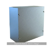 24" x 24" x 10" Type 1 Mild Steel Screw Cover Junction Box Gray CS242410