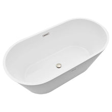 59 Inch Acrylic Freestanding Bathtub for Modern Bathroom or Remodel Projects