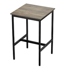 24"x24"x36" Bar Table Sturdy Metal Frame Easy to Assemble Bar Height Cocktail Desk for Living Room & Parties