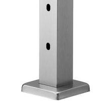42" Stainless Steel Stair Cable Rail Post Silver (1-Pack)