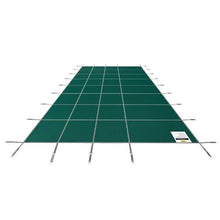 16x30 ft Inground Pool Safety Cover Mesh Winter Cover with Hardware (Green)