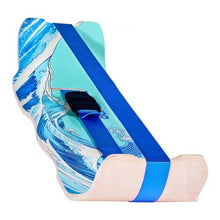 Wooden Balance Board Trainer for Adults Curved Wobble Board Core Training & Home Gym (Blue)