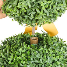 36 In Artificial Topiary Bunny-Shape Boxwood Ball for Outdoor &Indoor