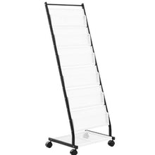 6-Tier Brochure Display Rack with Wheels Floor Stand HS-Z18