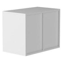 12 Compartment Wood Literature Organizer for Office & Home – (White)