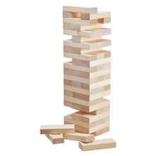 60-Block Giant Tumbling Timber Toy, Wooden Stacking Game with Storage Crate & Scoreboard, Indoor/Outdoor Fun
