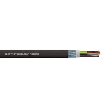 16 AWG 40C Stranded Bare Copper Shielded XLPE SWA PVC RE4(O)FR 0.6/1KV Low Voltage Cable