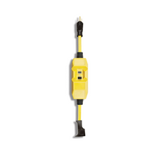 2' 120V/15A 14/3 Gauge SJTW GFCI In-line Cord Set Yellow 26020002-6 (Pack of 3)