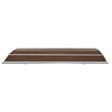 39" x 59" Door Awning Canopy with Metal Brackets Polycarbonate (Brown)