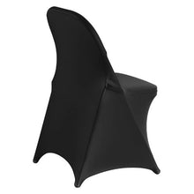 150PCS Stretch Spandex Chair Covers Flat-Front Polyester Slipcovers for Wedding Banquet & Dining Chairs (Black)