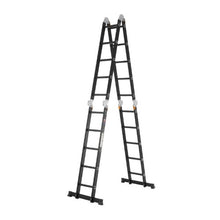 7-in-1 Folding Ladder 19 FT Multi-Purpose Extension Ladder A-Frame 5-Step Telescoping Ladder 330 LB Capacity