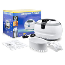Mini Ultrasonic Cleaner with Stainless Steel Tank 0.6 Liters 100005