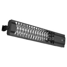 Infrared Heater 1500W Electric Space Heater Remote & Switch Control Cold-Rolled Steel (Black)