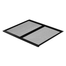 RV Screen Door Protector 22.5 × 20 Inch Aluminum Alloy Door Grille Breathable Mesh (Black)