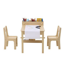 Kids Activity Table Set with Storage Cabinet
