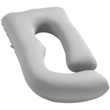 Pregnancy Body Pillow – G-Shaped Comfort  (Light Gray)