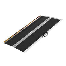 48 Inch Portable Wheelchair Ramp Aluminum Folding Threshold Ramp for Home Steps Stairs Doorways Curbs