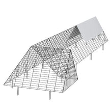 157.5 x 39.4 x 24.2 In ChickenTunnel Outdoor Run – Portable Coop for Chickens Ducks & Rabbits
