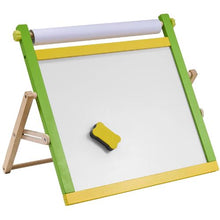 Kids 3-in-1 Foldable Tabletop Art Easel with Whiteboard & Chalkboard for Kids