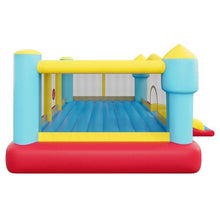 14.7' x 13.8' Inflatable Bounce House with Slide Basketball Hoop & Target Game – Kids 3-8
