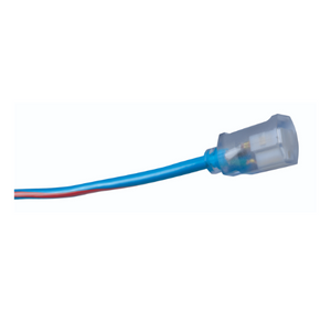 100 ft. 12/3 SJTW Outdoor Extension Cord w/ Light End Blue/Red 2549SW0064 (Pack of 4)
