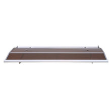 37" x 47" Door Awning Canopy Polycarbonate Front Door Cover Rain & UV Protection (Brown)