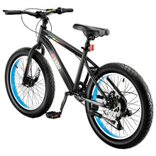 20-Inch Mountain Bike 7-Speed SHIMANO Fat Tire Dual Disc Brakes  for Trail Snow