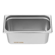 6-Inch Hotel Pans Stainless Steel Table Pan For Catering Storage Food UCT8136L-8 (Pack of 8)