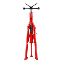 2500lbs V Head Pipe Stand Adjustable Height Pipe Jack Stands Folding for Pipe HS2500