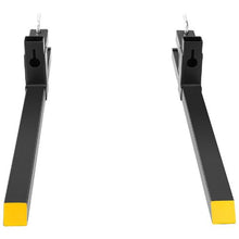43 Inch Heavy Duty Pallet Forks with Adjustable Stabilizer bar Tractor Bucket Forks for Tractor Attachments