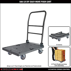 Snap-Loc Easy-move DIY Push Cart Platform Truck SL0500C4TG
