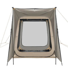 6 x 6 ft SUV Tailgate Pop-Up Screen Tent 4–6 Person Screened Canopy with Netting Sides & Carry Bag – (Beige)