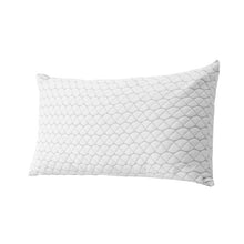 Queen Size Memory Foam Size Bed Pillow with Natural Fiber Pillowcase