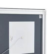 36" x 48" LED Bathroom Mirror with Anti-Fog Frontlit & Backlit Dimmable 3-Color Temperature Wall Mounted