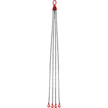 5/16 Inch Chain Sling Chains with Hooks for Engine Hoist Engine Lift Chain with 4 Leg Grab Hooks & Adjusters