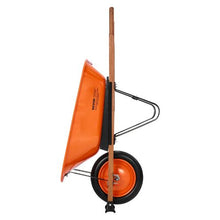 5 Cu. Ft. Garden Dump Cart – 330 lbs Capacity One Wheel Wheelbarrow with Metal Handle & 16" Wheel (1-Wheel)