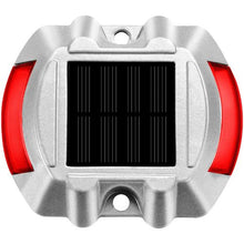 8-Pack Solar Driveway Lights, Waterproof LED Red for Pathway & Walkway