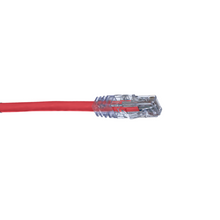 1' 24 AWG Red Cat 6 UTP Copper Patch Cord UTPSP1RDY