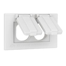 One Gang Duplex Horizontal Weatherproof Cover (Pack of 50)