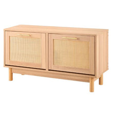 39.4 x 11.8 x 20.9 In Entryway Shoe Bench Storage with 2 Flip Drawers for Hallway Living Room Bedroom